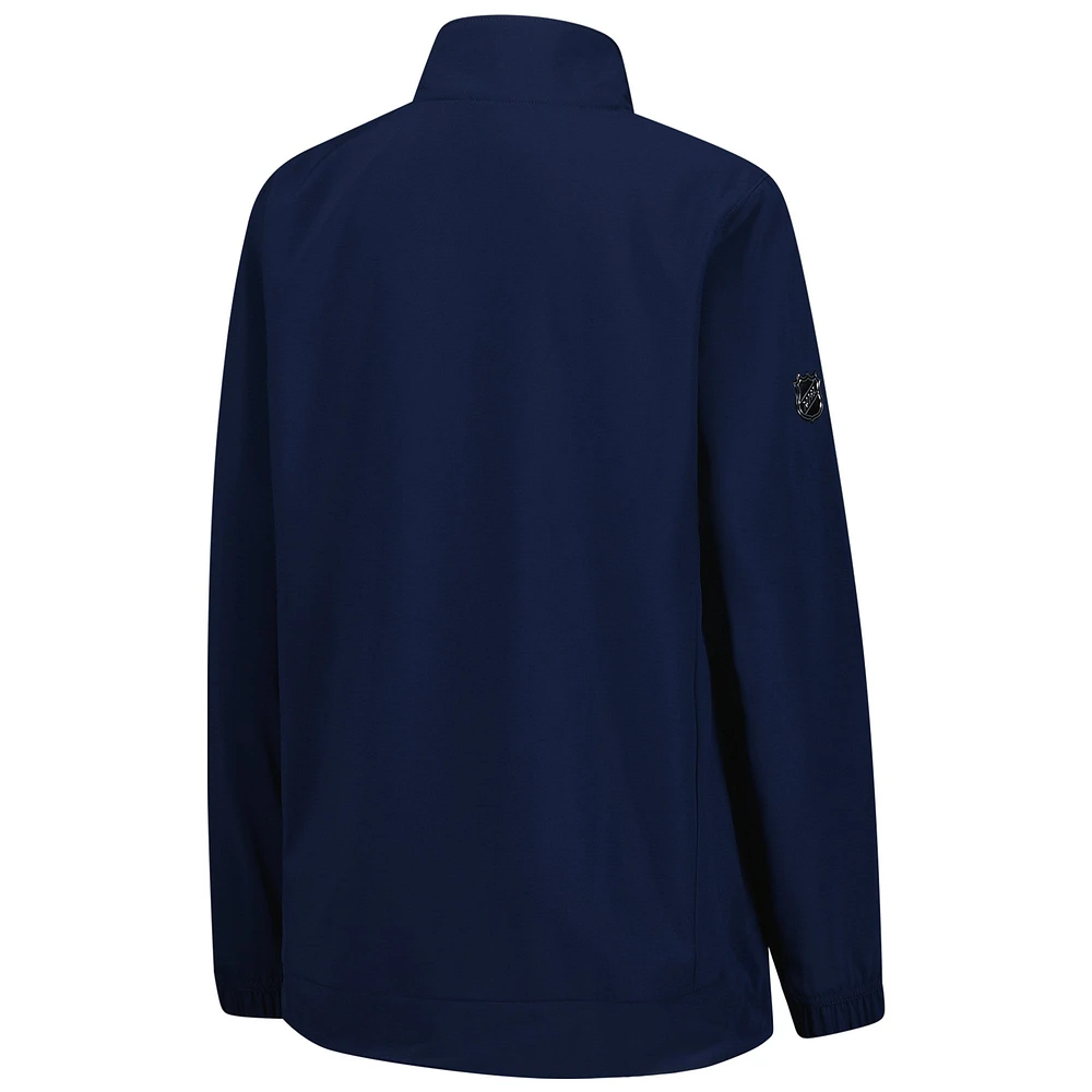 Women's Fanatics Navy Montreal Canadiens Authentic Pro Rink Coaches Full-Zip Jacket
