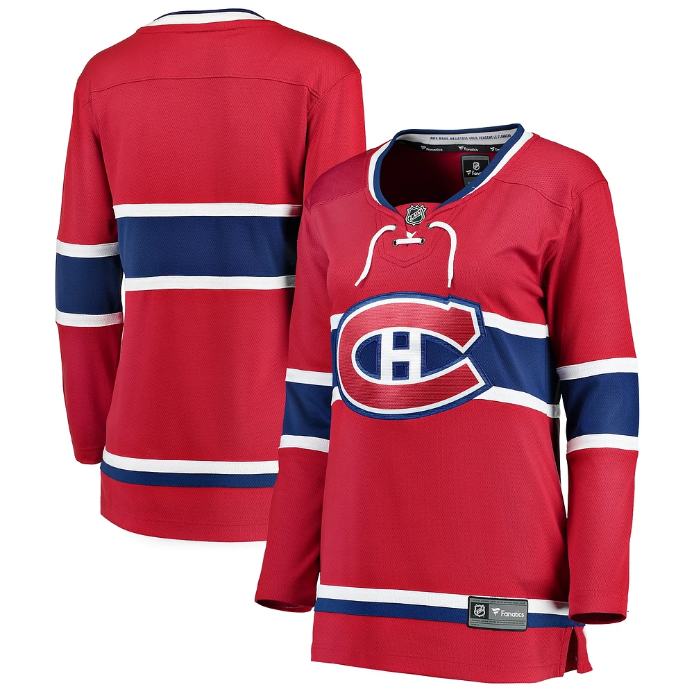 Women's Fanatics Red Montreal Canadiens Breakaway Home Jersey