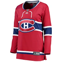 Chandail Breakaway Domicile des Canadiens de Montréal Fanatics pour femmes, rouge