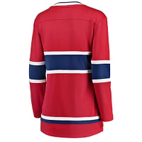 Chandail Breakaway Domicile des Canadiens de Montréal Fanatics pour femmes, rouge