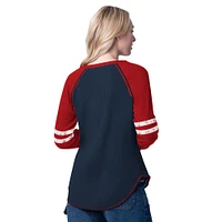 Women's G-III 4Her by Carl Banks  Navy Montreal Canadiens Winner Long Sleeve T-Shirt