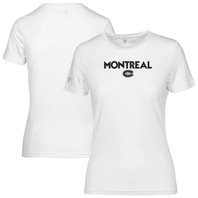 Women's Levelwear  White Montreal Canadiens Maddox City Capsule T-Shirt