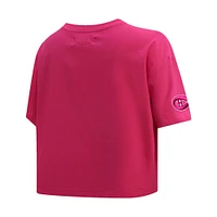 T-shirt court Pro Standard Canadiens de Montréal triple rose pour femme