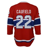 Youth Cole Caufield Red Montreal Canadiens Replica Player Jersey
