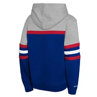 Chandail à capuchon bleu Mitchell & Ness pour jeunes entraîneur-chef des Canadiens de Montréal