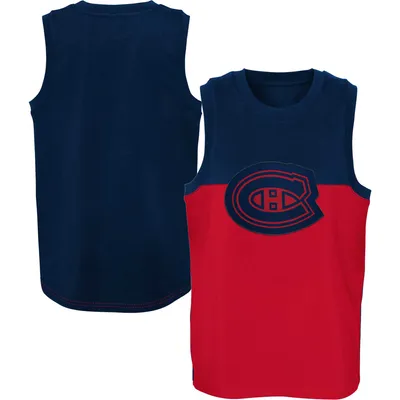 Youth Navy/Red Montreal Canadiens Revitalize - Tank Top