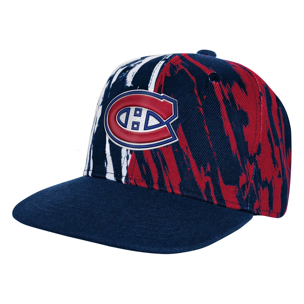 Casquette Snapback Propel bleu marine pour jeune des Canadiens de Montréal