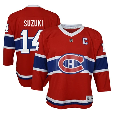 Jeune Nick Suzuki Red Montreal Canadiens Home 2022/23 Replica Player - Maillot