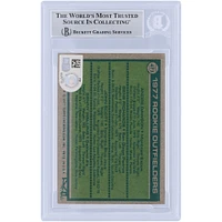 Carte de recrue authentifiée autographiée par les fans de Beckett de la série Topps 2 de 1977 d'André Dawson des Expos de Montréal avec l'inscription « HOF 2010 »