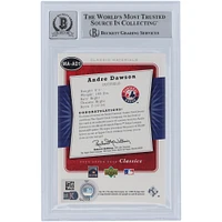 Andre Dawson Montreal Expos Autographed 2005 Upper Deck Classics Classic Materials Relic #MA-AD1 Beckett Fanatics Witnessed Authenticated 10 Card 