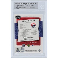 Andre Dawson Montreal Expos Autographed 2005 Upper Deck Classics Classic Materials Relic #MA-AD1 Beckett Fanatics Witnessed Authenticated Card