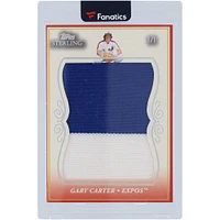 Gary Carter Montreal Expos 2008 Topps Sterling Jumbo Swatch Dual-Color Relic #JS-GC44 #1/1 Card 