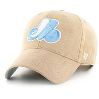 Casquette Snapback MVP Ultra Suede Expos de Montréal '47 crème pour homme