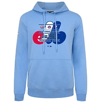 Men's Levelwear  Powder Blue Montreal Expos Cooperstown Collection Distressed Podium Acumen Pullover Hoodie