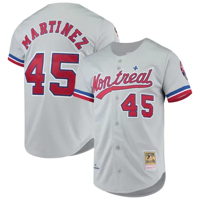 Youth Mitchell & Ness Pedro Martinez Navy Boston Red Sox Cooperstown  Collection Mesh Batting Practice Jersey 