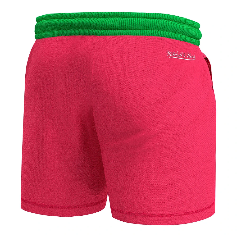 Men's Mitchell & Ness Pink Montreal Expos Cooperstown Collection Party Mix Shorts