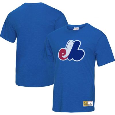 Men's Mitchell & Ness Royal Montreal Expos Legendary Slub - T-Shirt