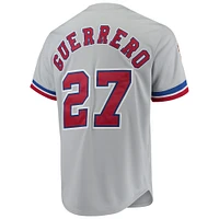 Men's Mitchell & Ness Vladimir Guerrero Gray Montreal Expos Cooperstown Collection Authentic Jersey
