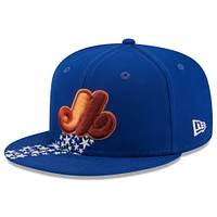 Men's New Era Royal Montreal Expos Cooperstown Collection Meteor 59FIFTY Fitted Hat