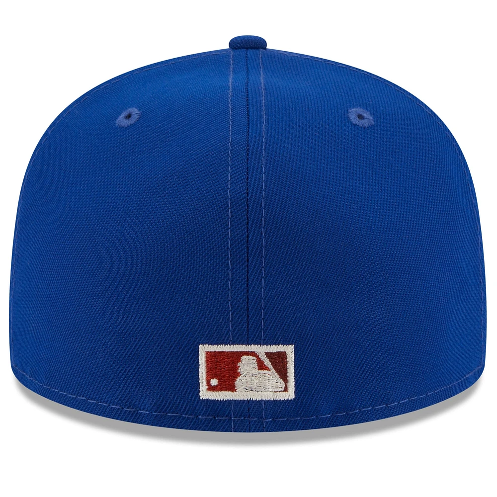 Men's New Era Royal Montreal Expos Cooperstown Collection Meteor 59FIFTY Fitted Hat