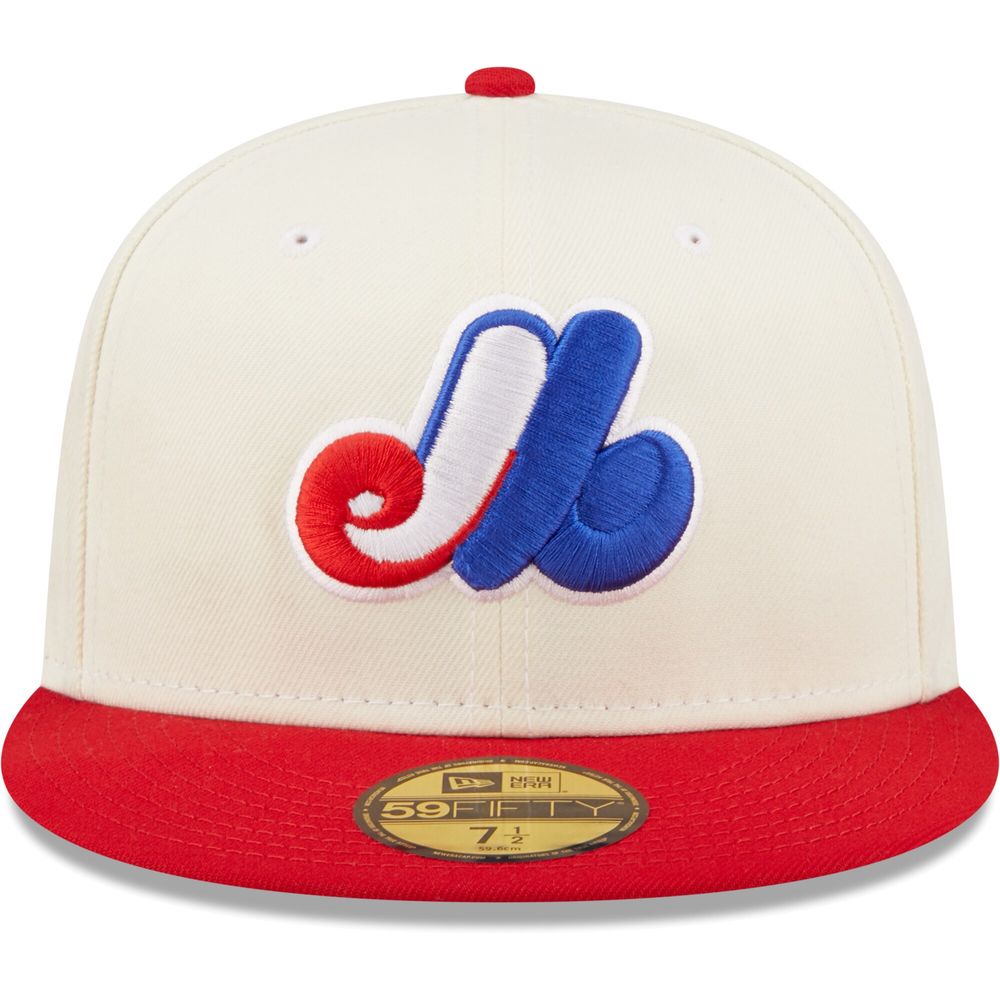 New Era Men's New Era White/Red Montreal Expos Cooperstown