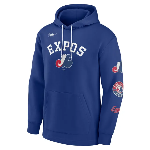 Men's Montreal Expos Majestic Light Blue Road Cooperstown