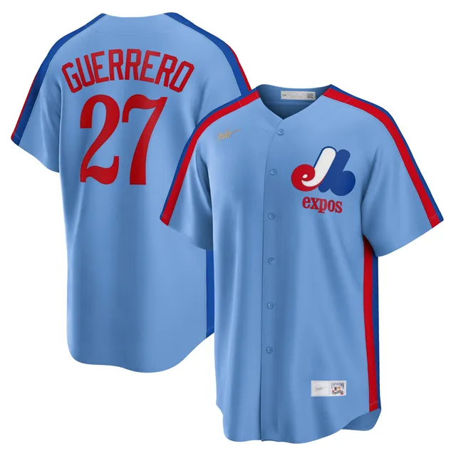 Toronto Blue Jays Nike Official Replica Road Jersey - Mens with Guerrero Jr.  27 printing