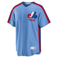 Nike Men's Montreal Expos Vladimir Guerrero Light Blue Road Cooperstown Collection Team Jersey