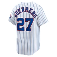 Maillot Nike Vladimir Guerrero blanc pour homme des Expos de Montréal, collection limitée Cooperstown