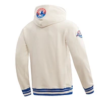 Men's Pro Standard Cream Montreal Expos Retro Classic Cooperstown Collection Pullover Hoodie