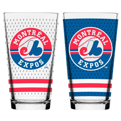 Montreal Expos - Jersey Mixing Glass 2-Pack Set