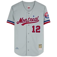 Tom Brady Montreal Expos Autographed Mitchell & Ness Gray Authentic Jersey 
