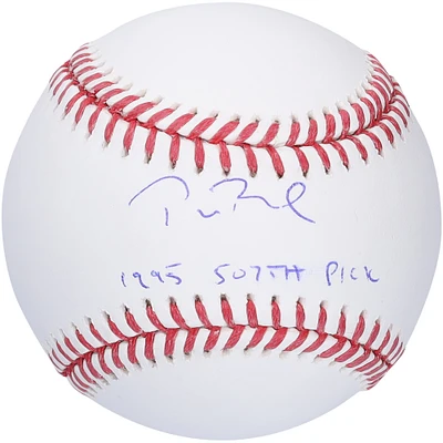 Ballon de baseball autographié par Tom Brady des Expos de Montréal avec l'inscription « 1995 507th Pick » - Édition limitée à 12 exemplaires
