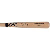 Tom Brady Montreal Expos Autographed Rawlings Pro Blonde Bat 
