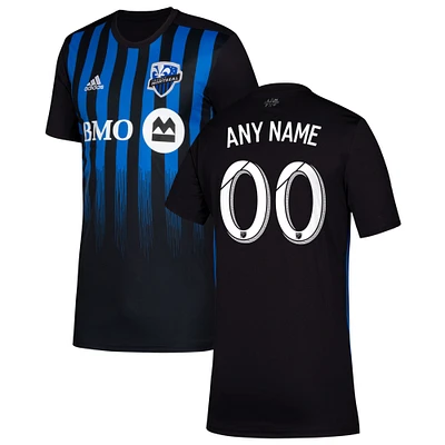 Maillot Réplique Personnalisé Primaire adidas 2020 Impact de Montréal - Noir