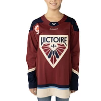 Maillot de hockey réplique unisexe rouge l'équipe Montréal Victoire