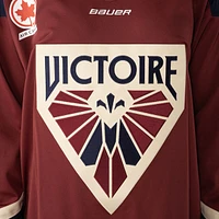 Maillot de hockey réplique unisexe rouge l'équipe Montréal Victoire