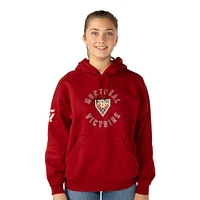 Sweat à capuche rouge Montreal Victoire Ultimate pour femme