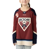 Maillot de hockey réplique rouge pour jeunes l'équipe Montréal Victoire