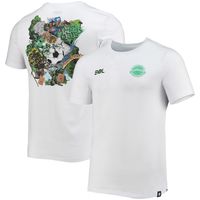 Men's White Montserrat National Team Volcano T-Shirt
