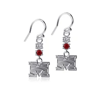 Dayna Designs Morehouse Boucles d'oreilles pendantes en cristal avec tigres marrons