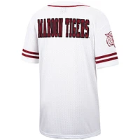 Men's Colosseum Morehouse Maroon Tigers Free Spirited Mesh Button-Up Baseball Jersey