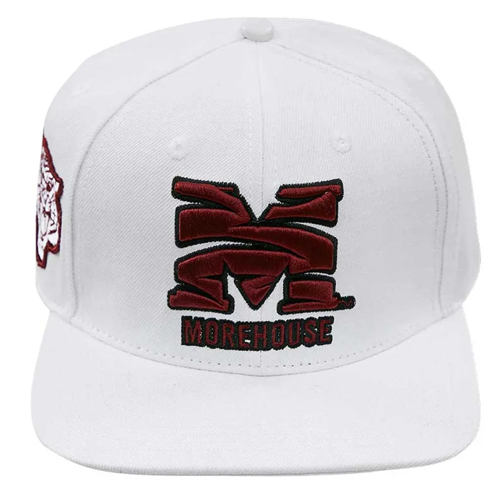 Lids Morehouse Maroon Tigers Pro Standard Evergreen Wool Snapback Hat -  White