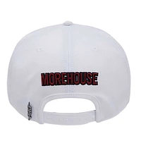 Casquette snapback en laine pour homme Pro Standard White Morehouse Maroon Tigers Mascot