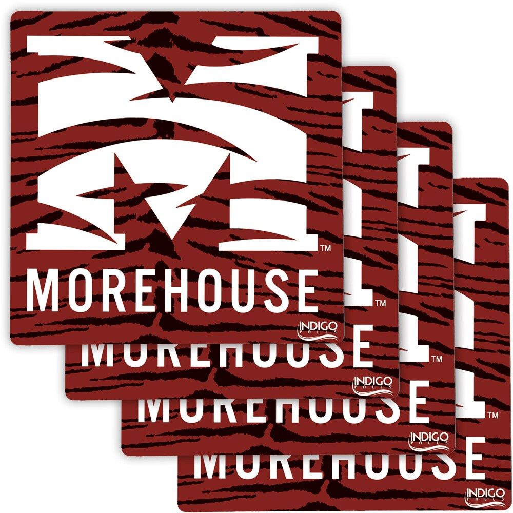 Morehouse Maroon Tigers Four-Pack Specialty Coaster Set