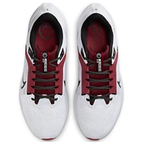 Unisex Nike  White Morehouse Maroon Tigers Zoom Pegasus 40 Running Shoe