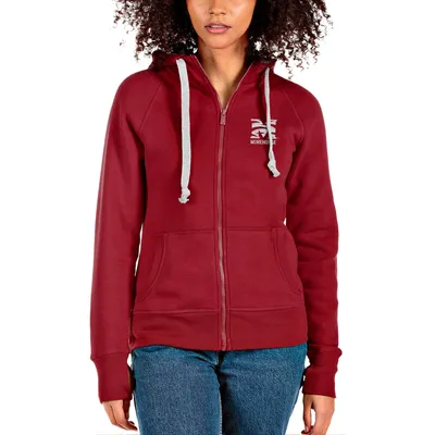 Morehouse Maroon Tigers Antigua Women's Victory Full-Zip Hoodie