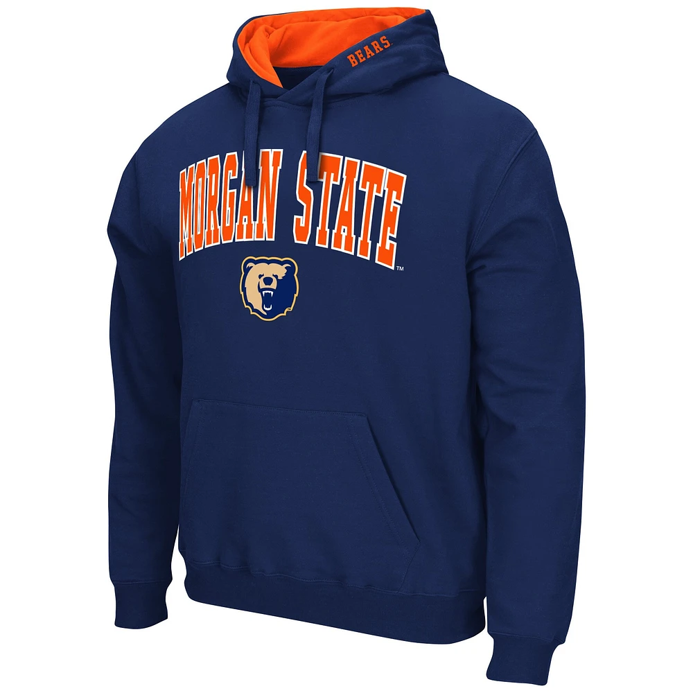 Sweat à capuche Colosseum Royal Morgan State Bears Arch & Logo pour homme