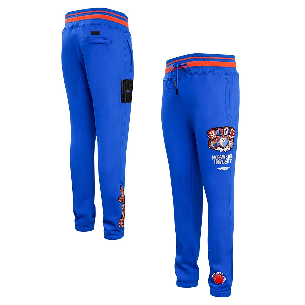 Pantalon de survêtement en polaire Pro Standard Royal Morgan State Bears Homecoming pour hommes