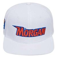 Men's Pro Standard White Morgan State Bears Wool Snapback Hat